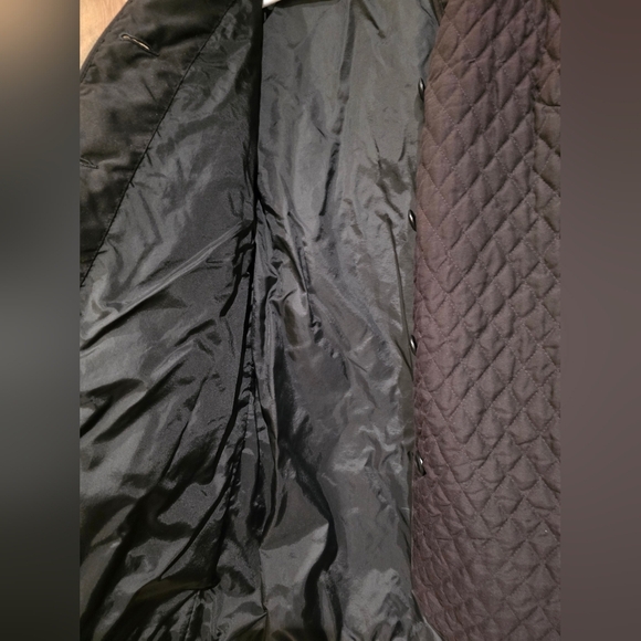 MARVIN RICHARDS Vintage Quilted Black Button Jacket Size Large - Picture 2 of 7